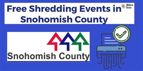 Town Hall. . Free shredding events in snohomish county 2023